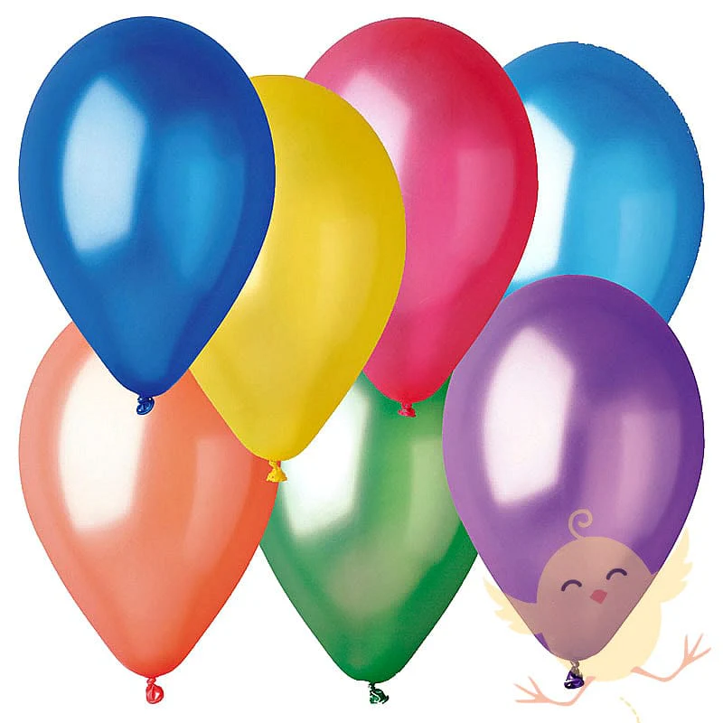 100 Pcs Party Balloons with 1 Hand Balloon Air Pump - Image 3