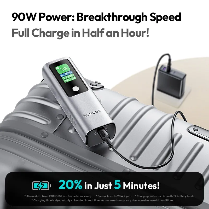 10000mAh 130W Fast Charging Power Bank – Pocket-Size USB-C PD Portable Charger for Laptops, Smartphones, Tablets & Gaming Consoles - Image 2