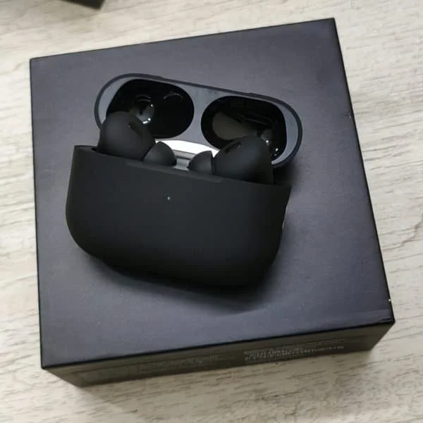 AirPods Pro 2nd Generation Matte Black Edition (Without Box) - Active Noise Cancellation Earbuds - Image 3