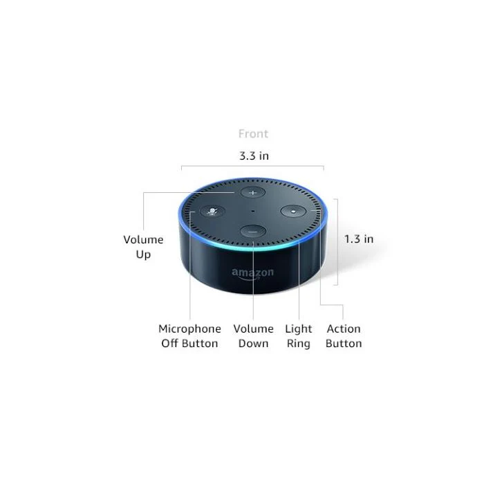 Amazon Echo Dot 2nd Generation - Voice Control Device - Image 2