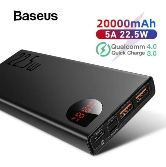 Baseus Adaman Metal 22.5W 10000mAh Fast Charging Power Bank - Premium Metal Body, Super-Fast Charging - Image 4