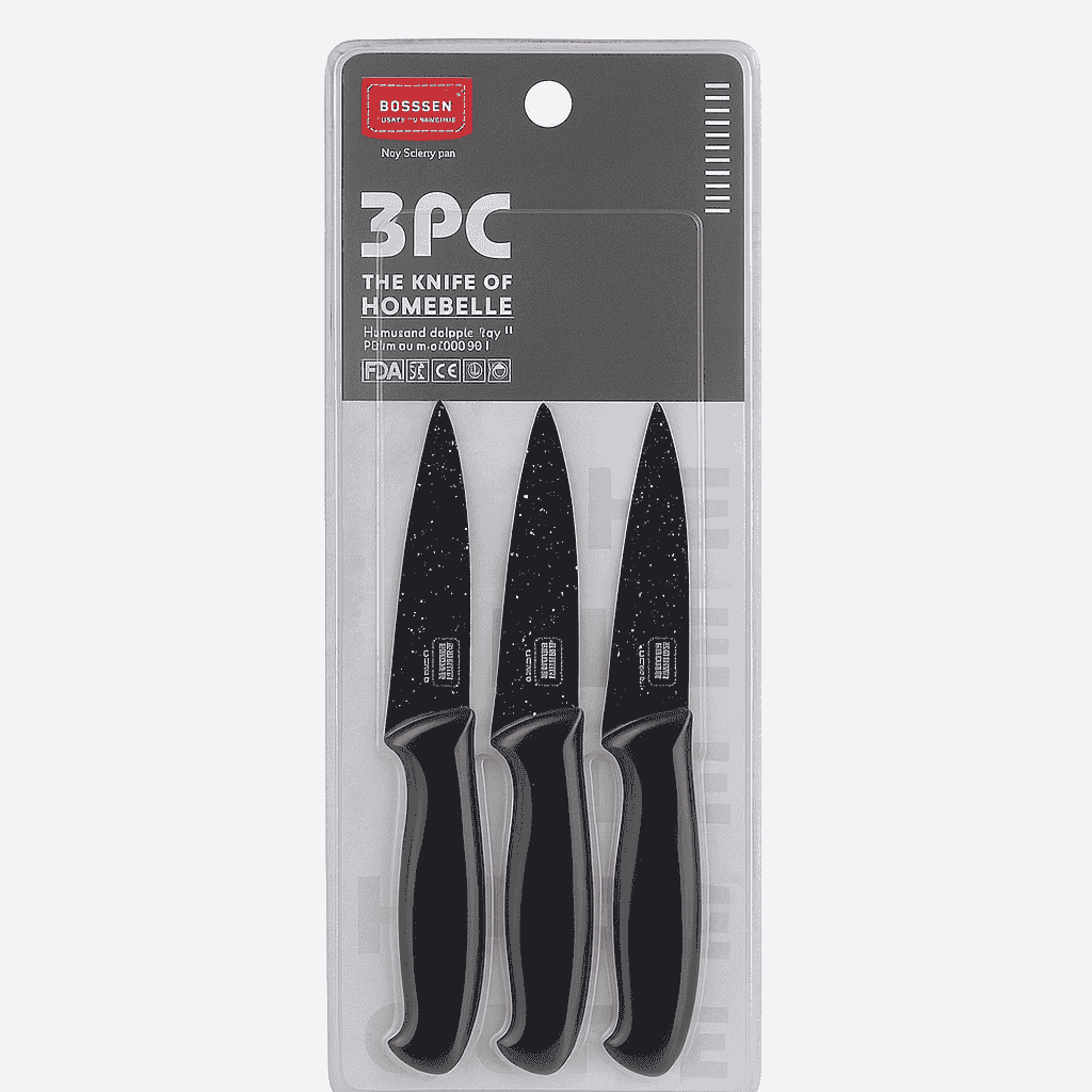 Bobssen 3-Piece Pairing Kitchen Knife Set