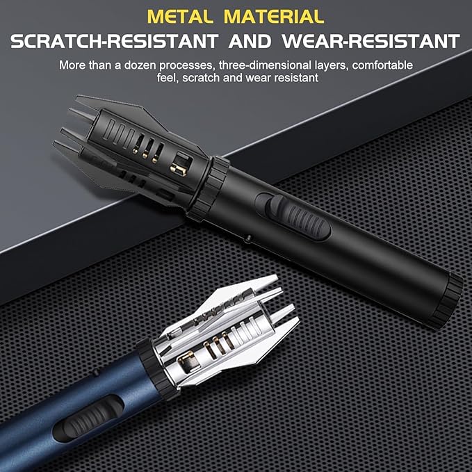 Bright Fire Lighter with Safety Lock and Adjustable Flame - Image 2