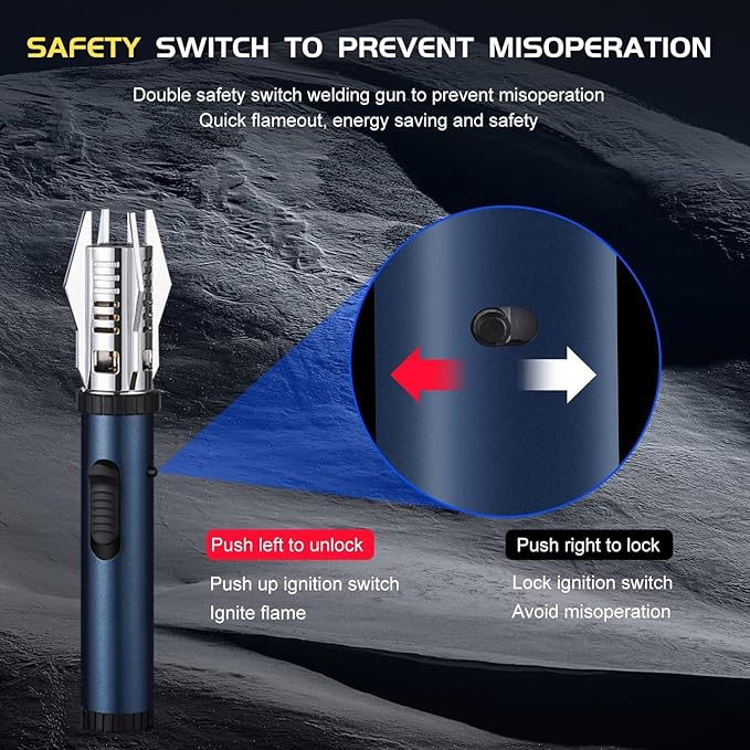 Bright Fire Lighter with Safety Lock and Adjustable Flame - Image 5