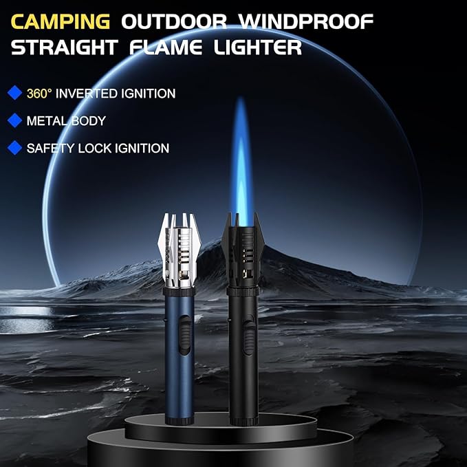 Bright Fire Lighter with Safety Lock and Adjustable Flame - Image 6