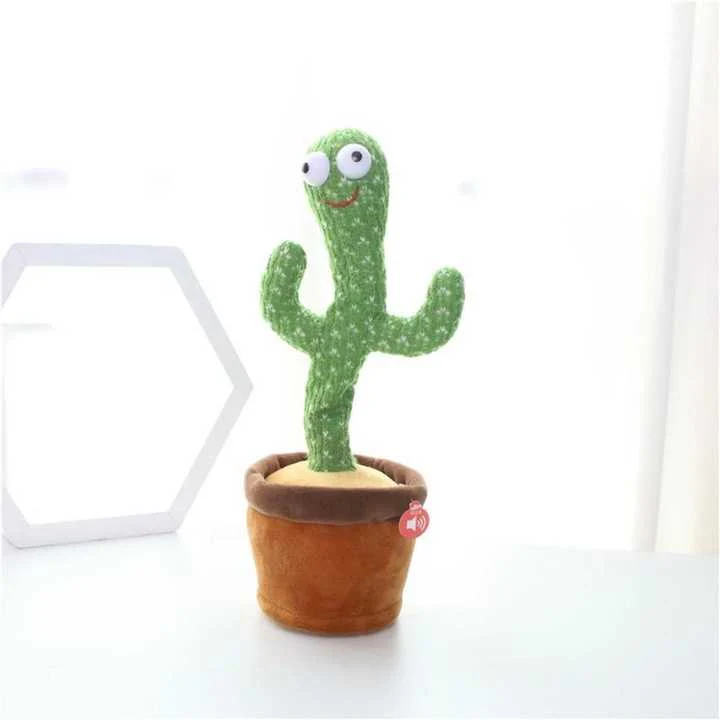 Cactus Plush Toys, Electronic Cactus Plush Music Toy wtih Singing and Dancing - Image 4
