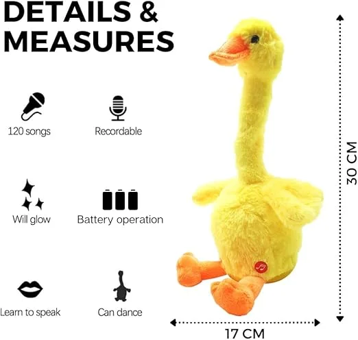 Cute Dancing & Talking Duck Toy – Fun Interactive Playmate for Kids - Image 3