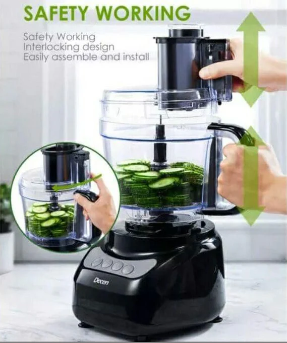 Decen Food Processor - FP9024A-GS - Image 11