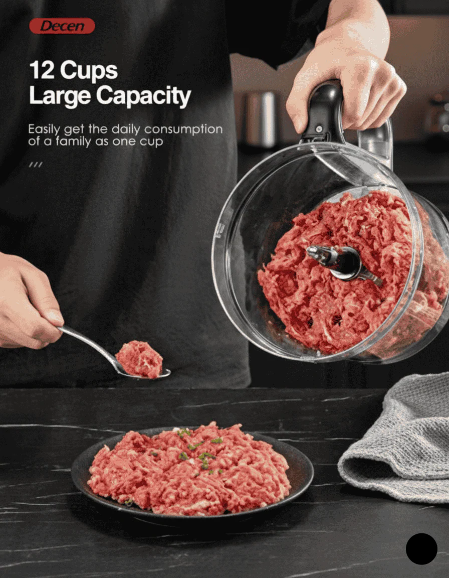Decen Food Processor - FP9024A-GS - Image 13