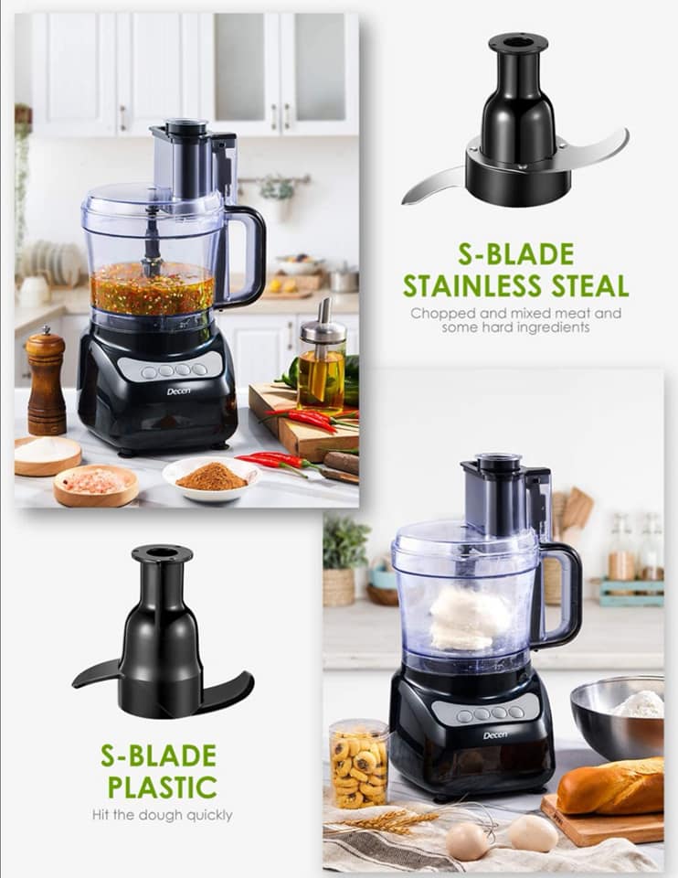 Decen Food Processor - FP9024A-GS - Image 3