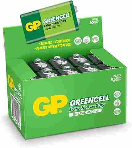 Green Cell 9 Volt Heavy Duty Battery - 10 Pcs Box | Zero Mercury Added | Long Life Power - Image 2