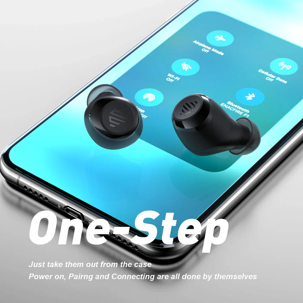 Enacfire F1 Wireless Earbuds with 2600mAh Power Bank - Image 7