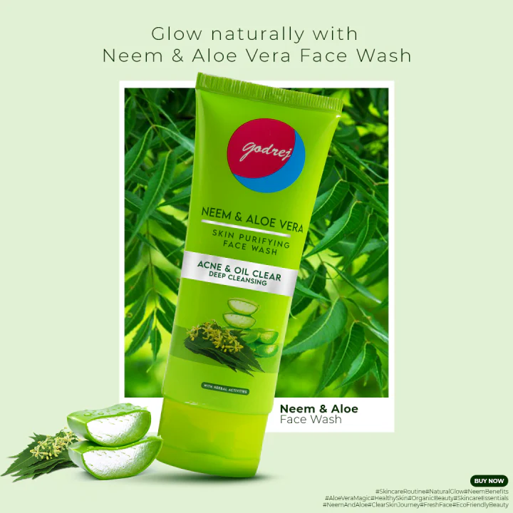 Godrej 3 in 1 Face Wash Deal - Cow Milk, Activated Charcol, Neem & Aloe Vera - Image 7