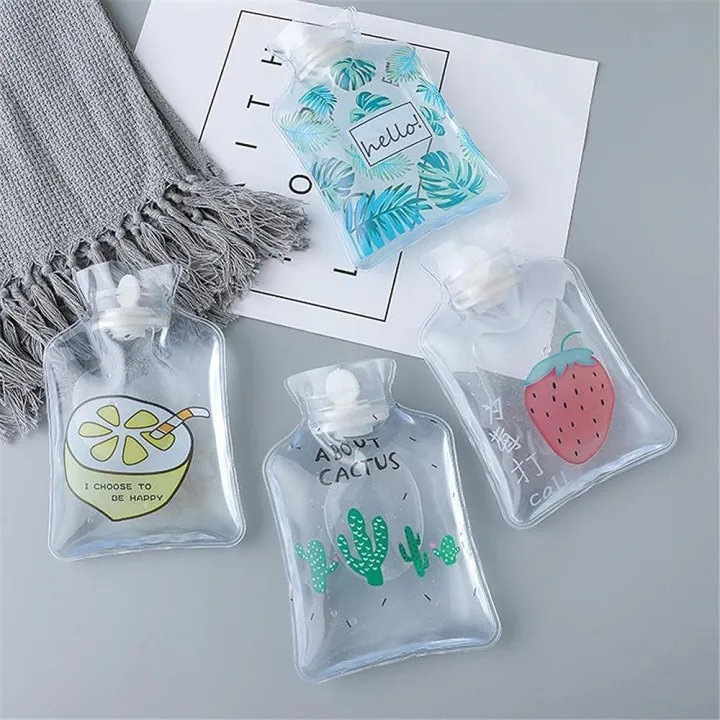 Stock Out Hot Water Bag Transparent| for period cramps | for Pain Relief Hot bag | Small Cute Mini Size Hot and Cold Winter Water Bag | Hand Warmer Hot Bag| Hot Bag for girl| 2 Pieces Set - Image 6