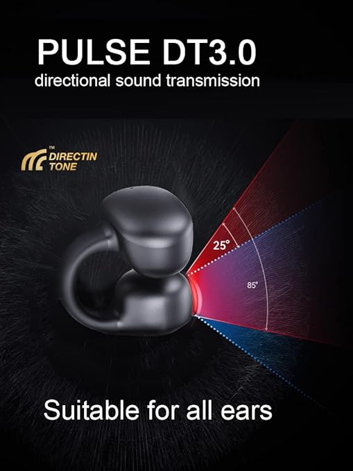 i113 Wireless Ear Clip Bone Conduction Headphones Fones - Bluetooth 5.3 Ear Clip On Ear Earring Sports Earphones Earbud Hooks - Image 3