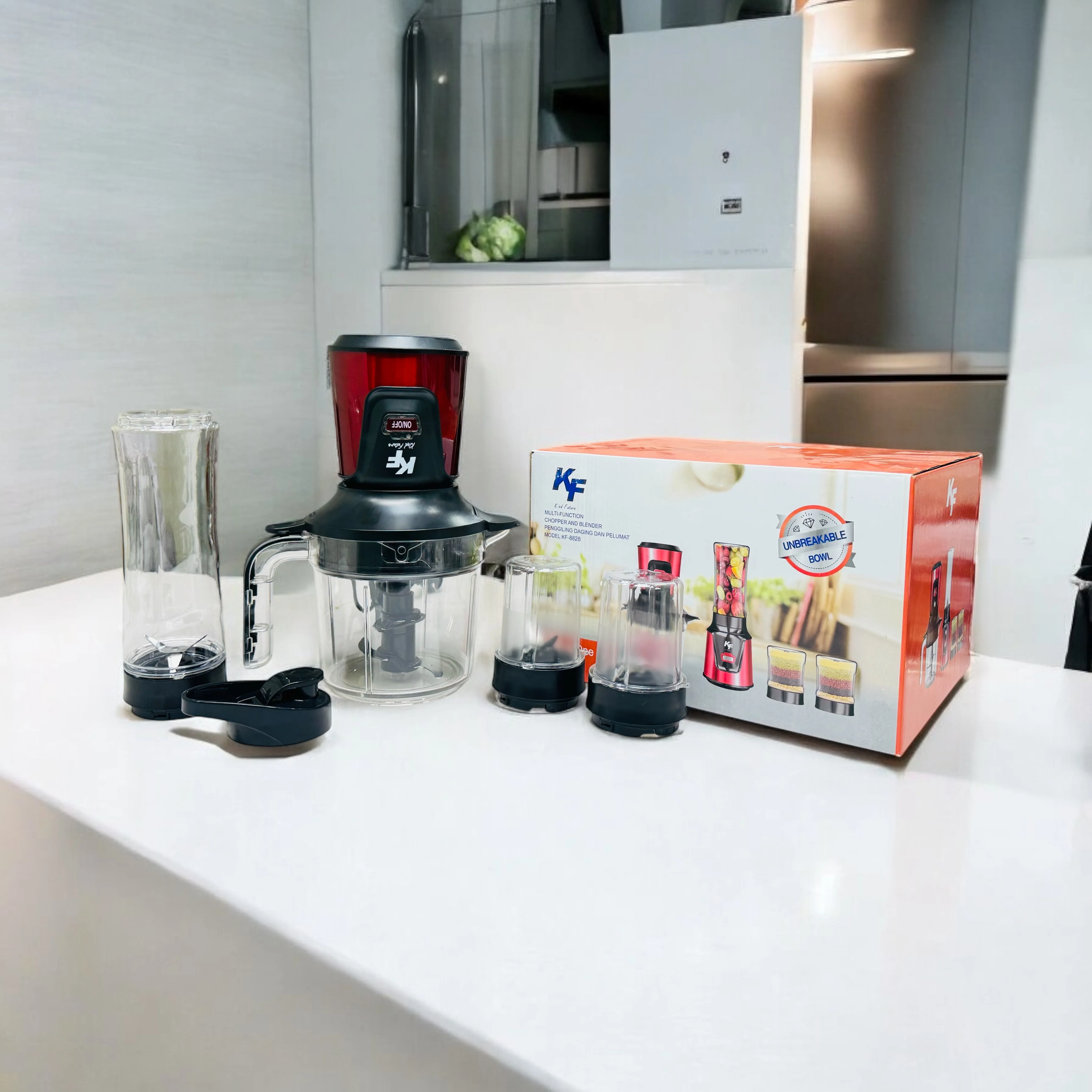 KF Multi-Function Chopper, Blender and Grinder Set