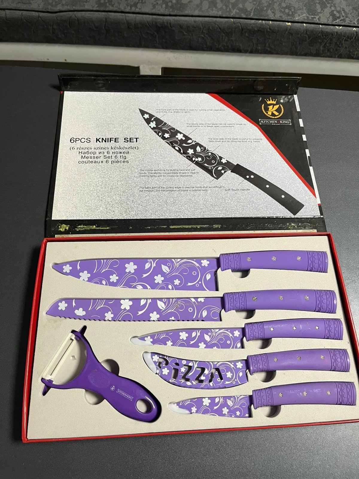 Kitchen King 6-Piece Knife Set - KK21-COL6 - Image 2