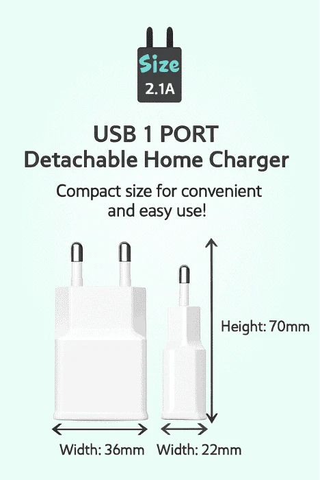 KOKIRI Mobile Adapter 2.1 A - Fast USB Charger (Single Port) - Image 6