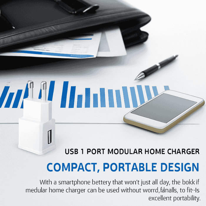 KOKIRI Mobile Adapter 2.1 A - Fast USB Charger (Single Port) - Image 8