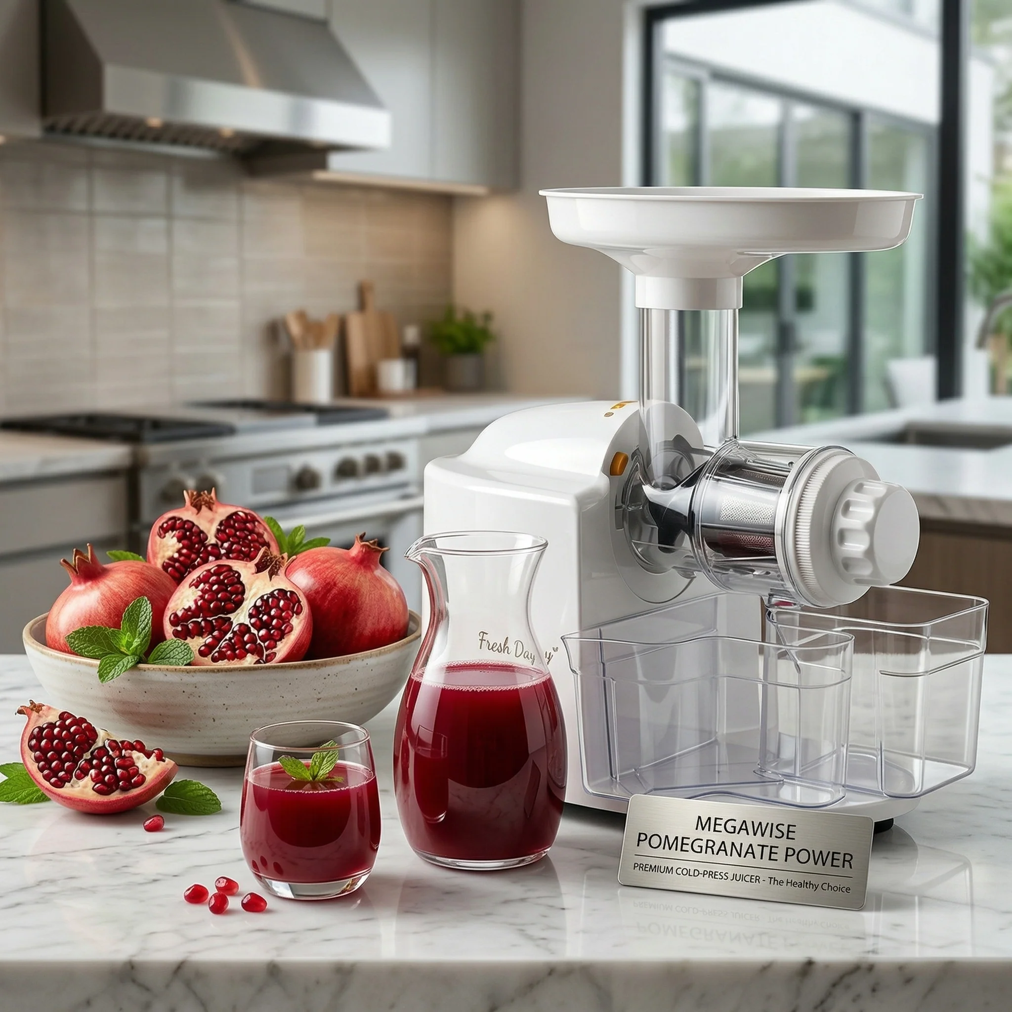 MegaWise Pomegranate Juicer – Powerful Manual Juice Extractor for Fresh & Healthy Drinks - Image 3