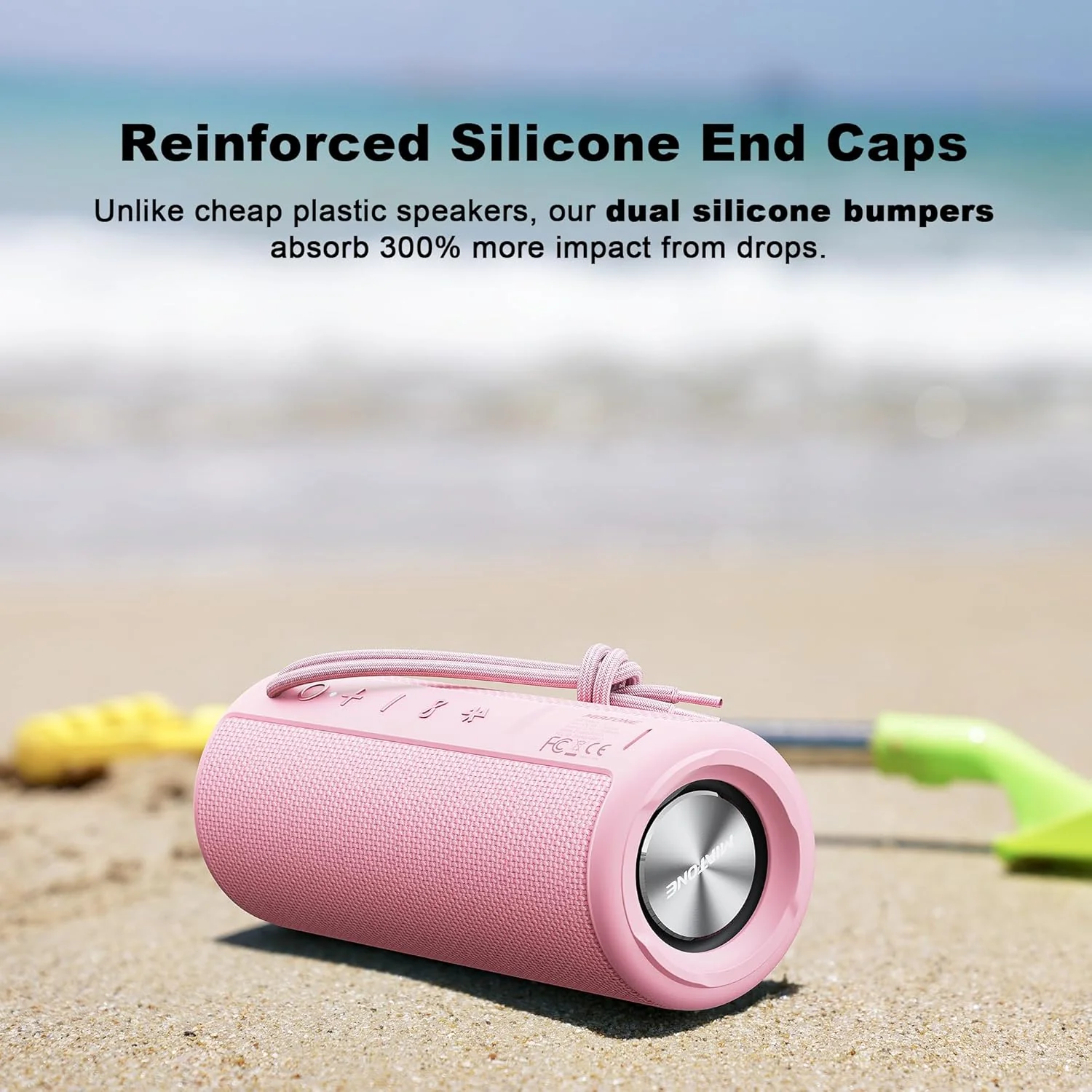 MIATONE Boombox Portable Bluetooth and Wireless Speaker - RGB Outdo Speaker - Image 4