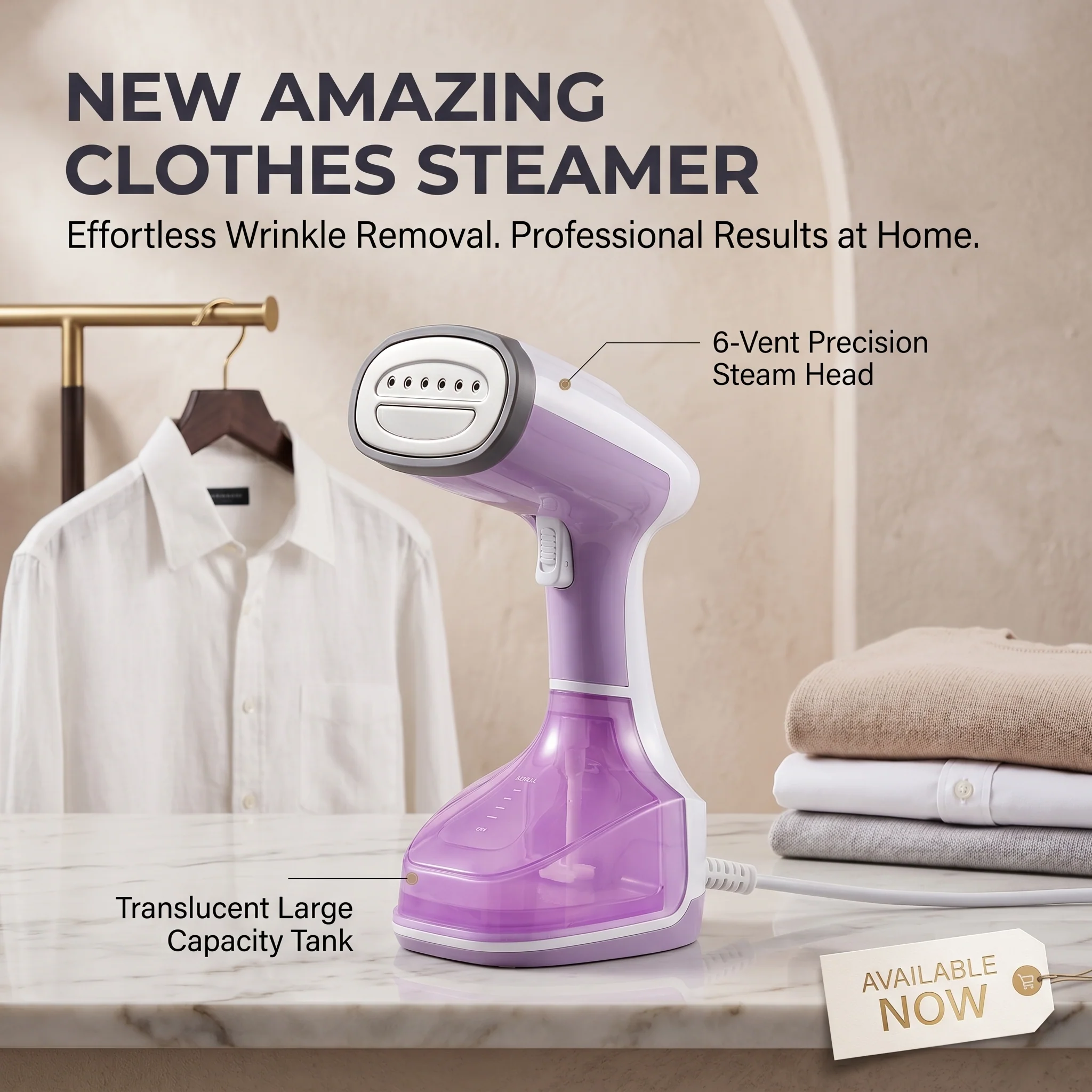New Amazing Clothes Steamer | Handheld Garment Steamer