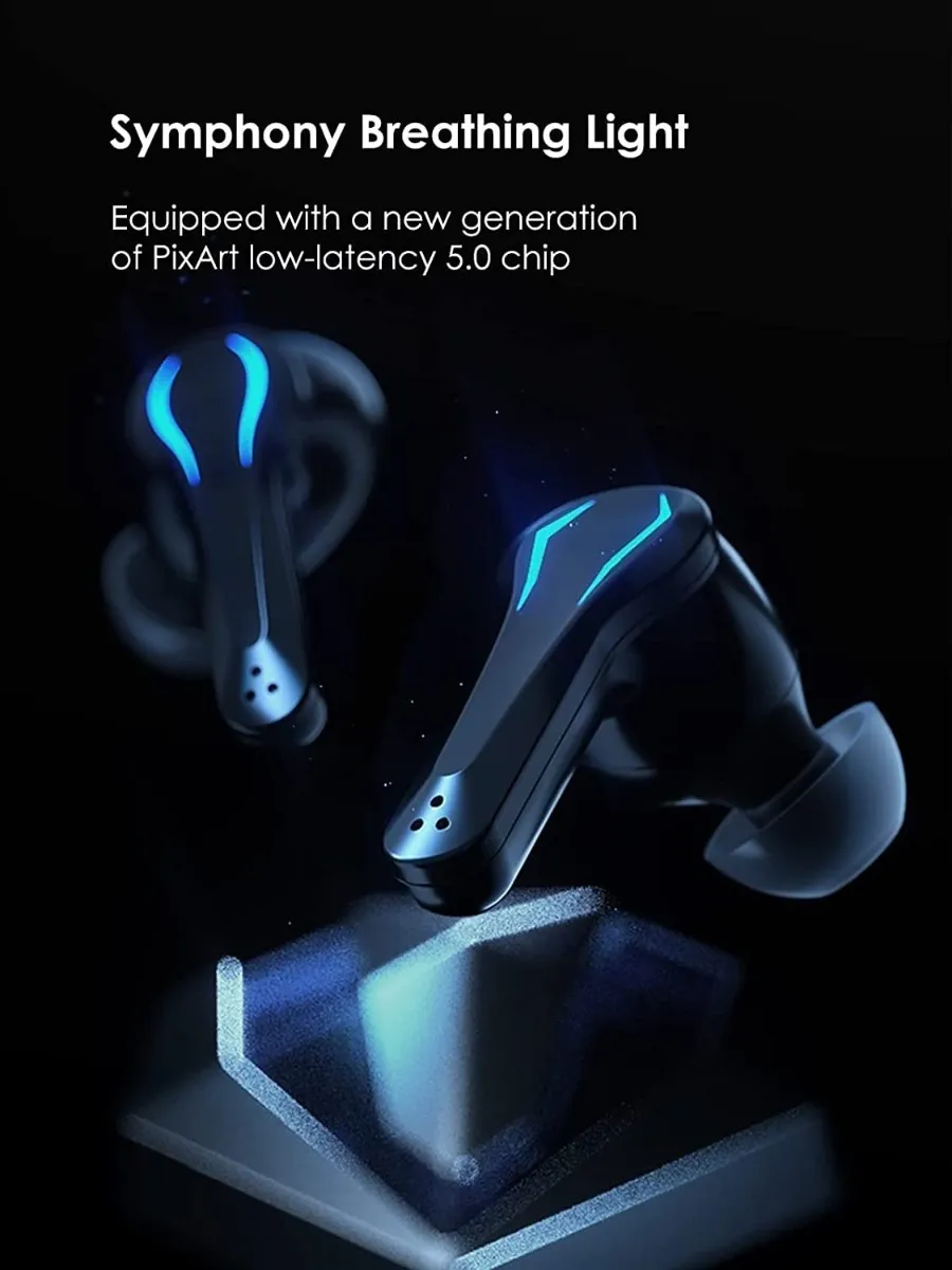 Occiam MD012 Gamer Wireless Bluetooth Earbuds - True Wireless, Deep Bass, Long Battery Life - Image 5