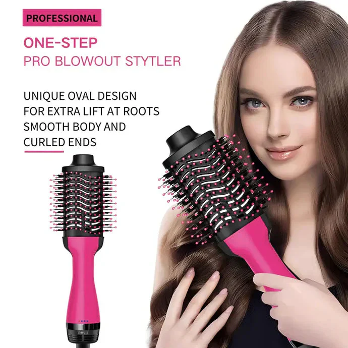 One Step Hair Dryer And Styler - Hot Air Brush - Image 3