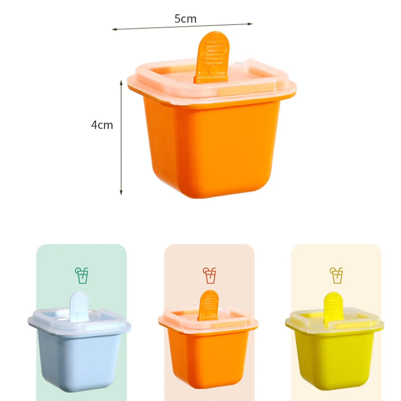 Pack of 12 Ice Lolly Moulds, Food Grade Ice Tray, Ice Pop Maker - Image 5