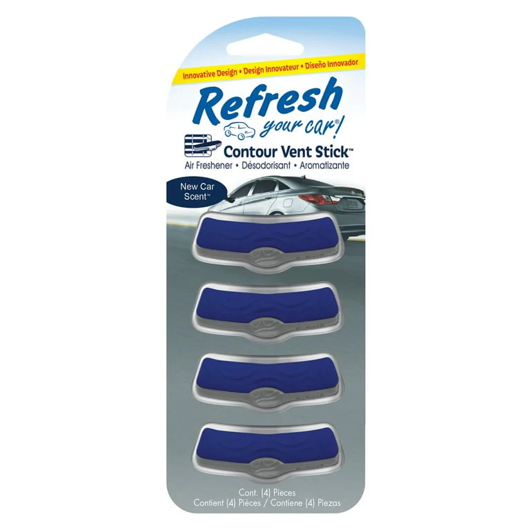 Refresh Your Car! Fresh Linen Air Freshener | 4 pieces set - Image 2