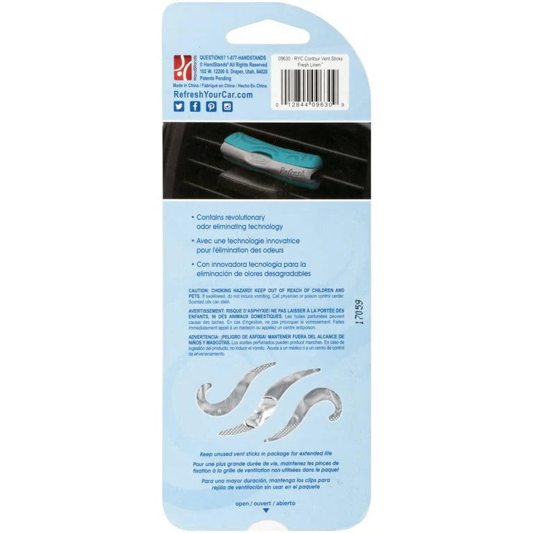Refresh Your Car! Fresh Linen Air Freshener | 4 pieces set - Image 5