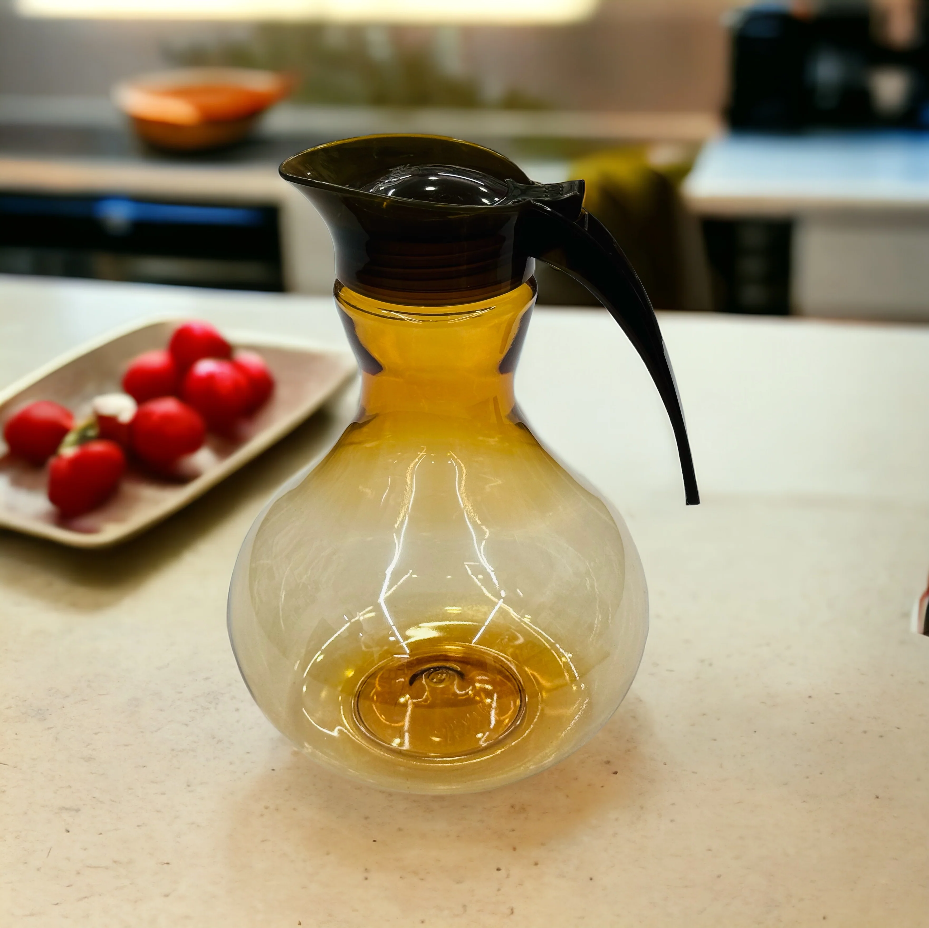 SHAHI TRANSPARENT PLASTIC 1.7-LITRE PET KITCHEN MULTI-PURPOSE OIL & WATER JUG | 2 PIECES SET - Image 4
