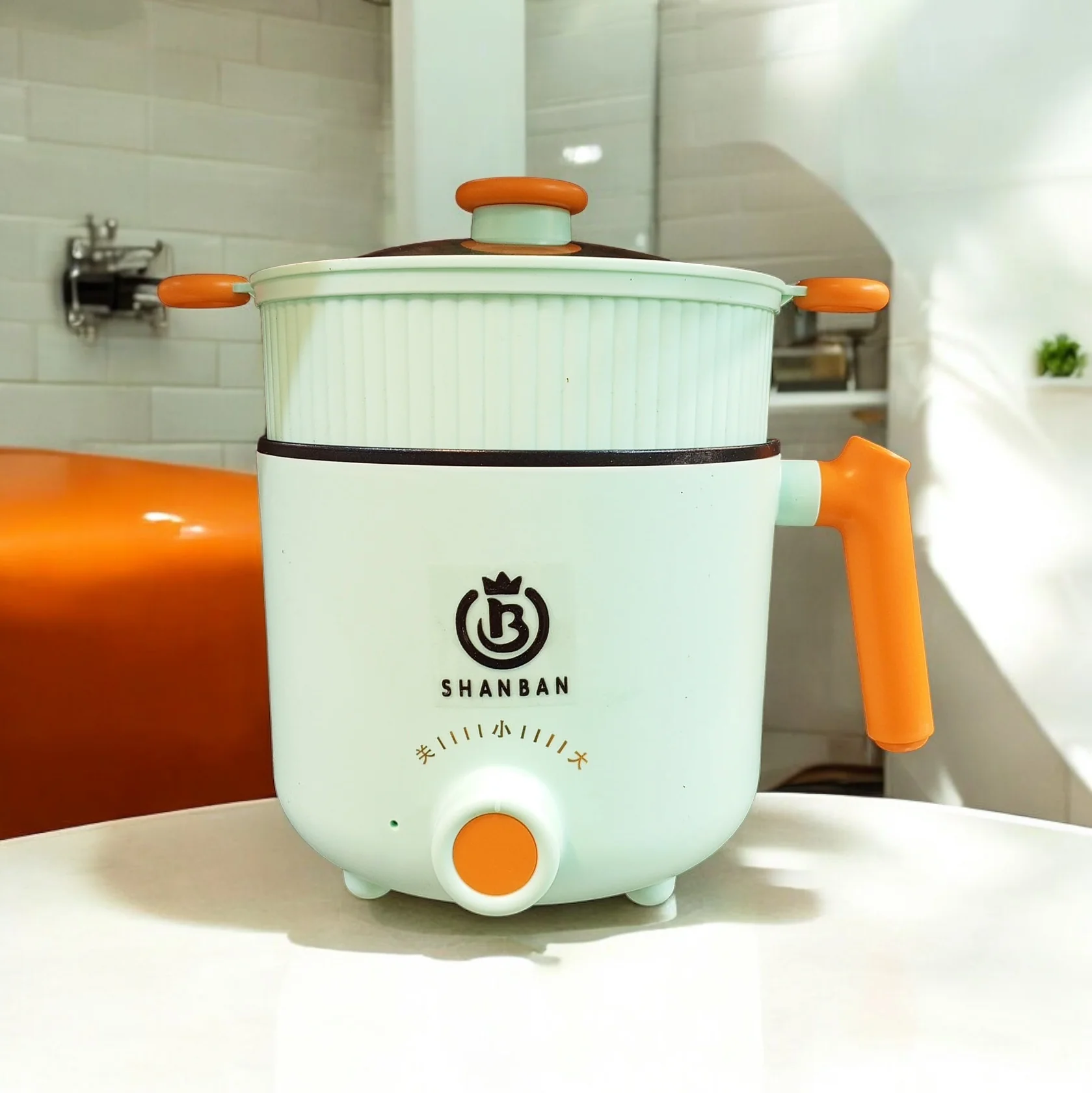 SHANBAN 18CM STAINLESS STEEL NON-STICK MULTI-PURPOSE STEAMER COOKER POT - Image 3