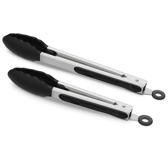 Silicone Food & Kitchen Tongs - 3 Pieces Set - Image 7