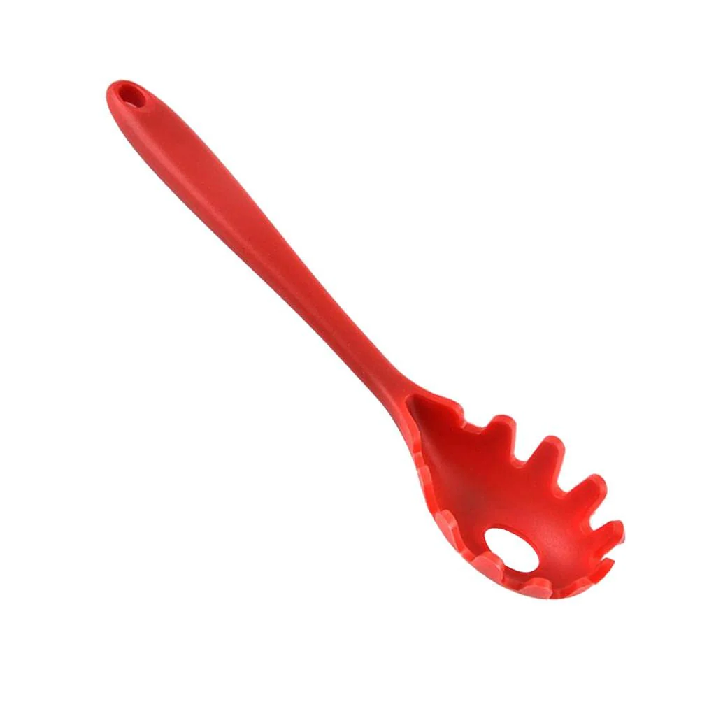 Silicone Pasta, Noodle and Spaghetti Spoon (Fork, and Server Tongs) - Image 3