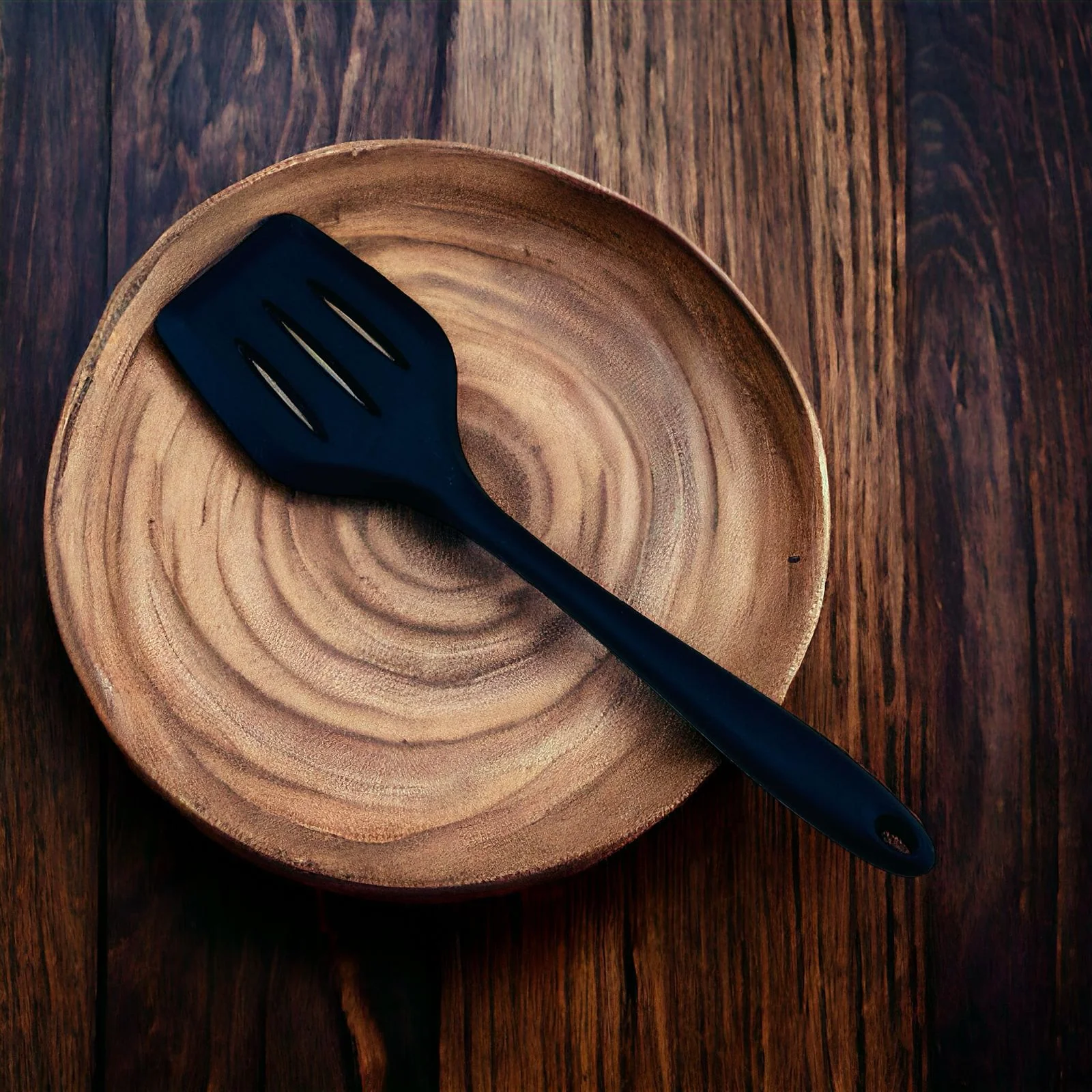 Silicone Slotted Turner Spatula - Image 3