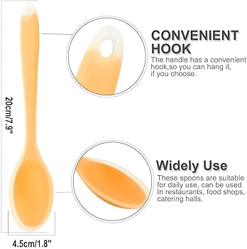 Silicone Spoonula Spatula (One-Piece Seamless Design) - Image 5