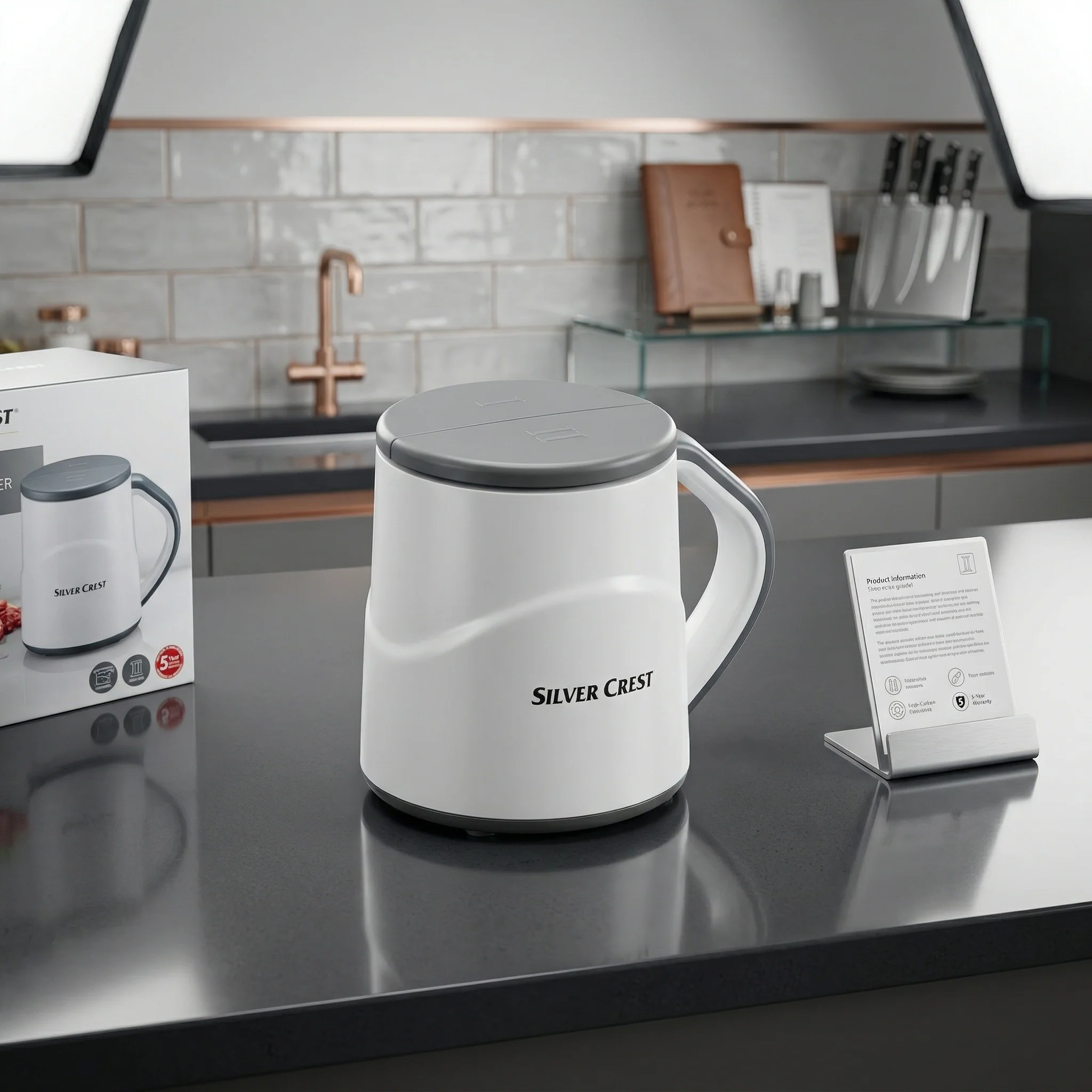 Silver Crest 3L Chopper | Electric Meat Grinder white Motor - Image 4