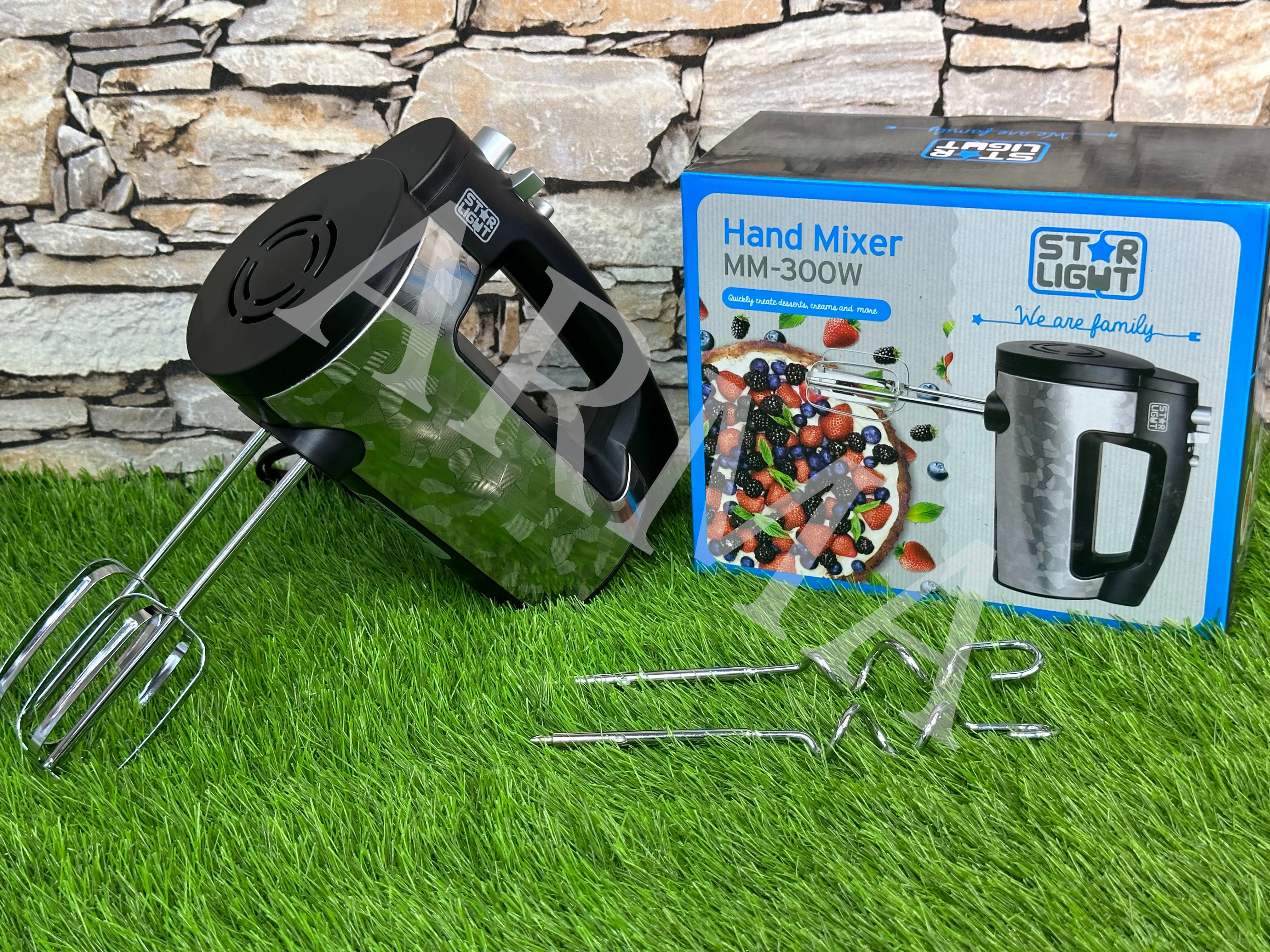 Starlight Hand Mixer & Egg Beater MM-300W - Image 3