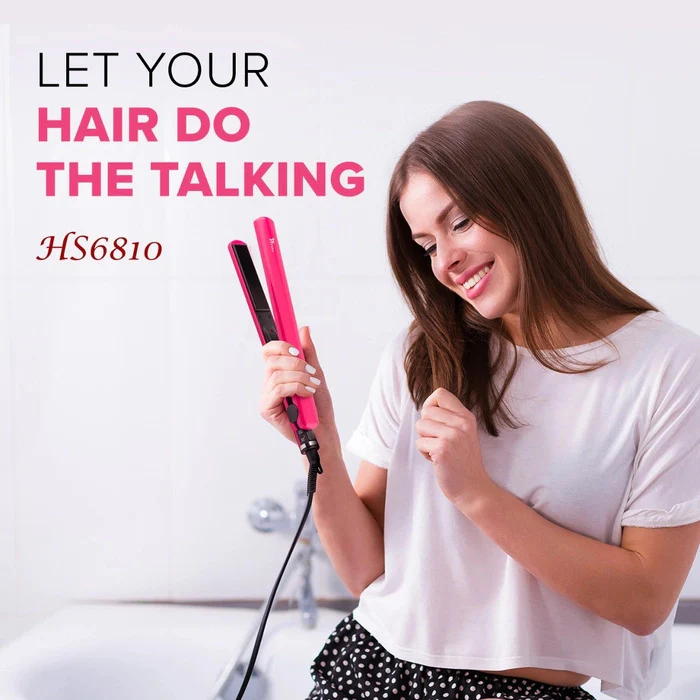 Syska Super Glam Hair Straightener with Ceramic Plates, Heat Balance Technology and Overheat Protection - Image 2