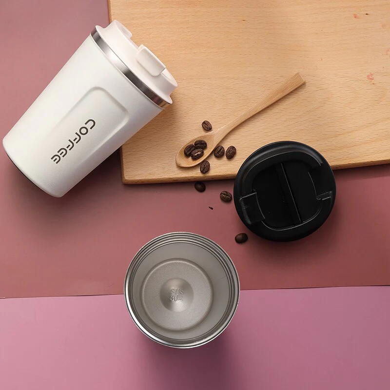 Thermos Flask Coffee Mug with Display 380ML - Image 6
