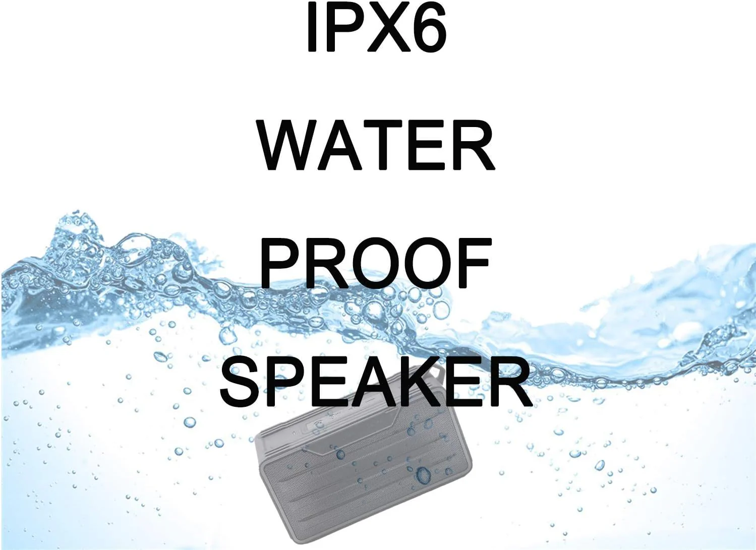 Zosam-W1 Portable Outdoor Speaker - IPX6 Waterproof Wireless Speaker - Image 2
